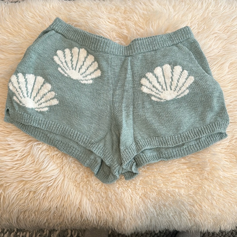 Show Me Your Mumu Boardwalk Shorts ~ in Tossed Seashell Knit